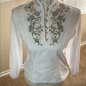 Edward tailored shirt embroidered